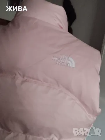 THE NORTH FACE Естествен пух-дамски розов елек, снимка 7 - Якета - 47558331