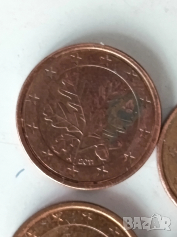 1 евро цент от различни държави и години 11бр., снимка 2 - Нумизматика и бонистика - 53211426