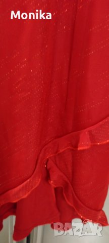 Официална червена рокля , снимка 2 - Рокли - 43331337