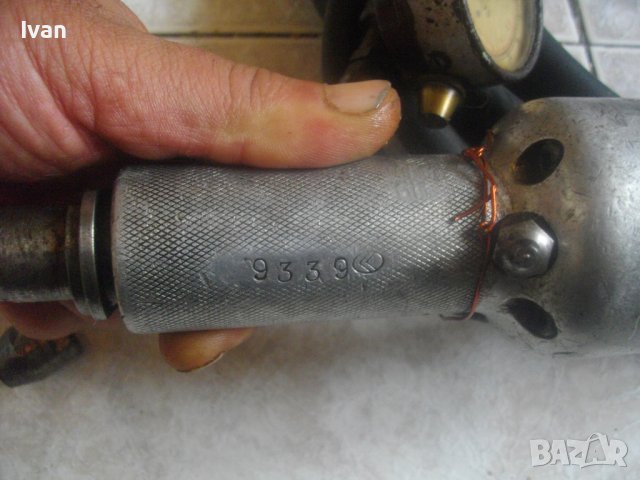 MICHELIN-MADE IN FRANCE-ф8мм-Пневматичен Профи Прав Шлайф/8м. Маркуч/Манометър, снимка 18 - Други инструменти - 37198581