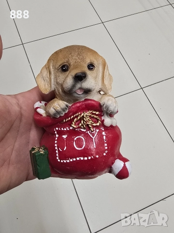 коледни фигурки кученца , снимка 2 - Декорация за дома - 52808668