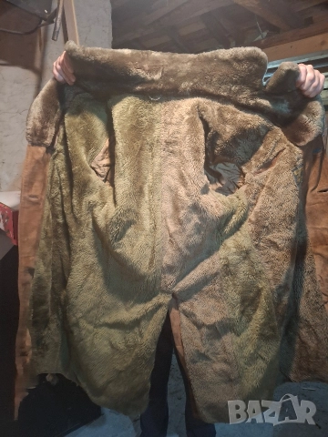 Дълъг мъжки кожух, снимка 5 - Палта - 52950235