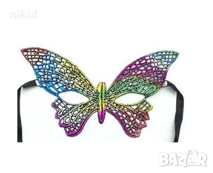 10  домино едра пеперуда маска дантела за лице очи маскарад парти бал, снимка 2 - Други - 26291984