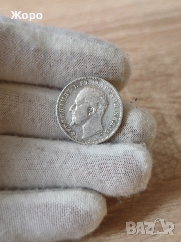 1 лев 1894 година България , снимка 2 - Нумизматика и бонистика - 53205374