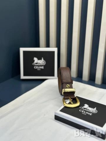 колани от естествена кожа в кутия celine , снимка 4 - Колани - 50572672