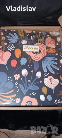 Голяма книга с рецепти за записване