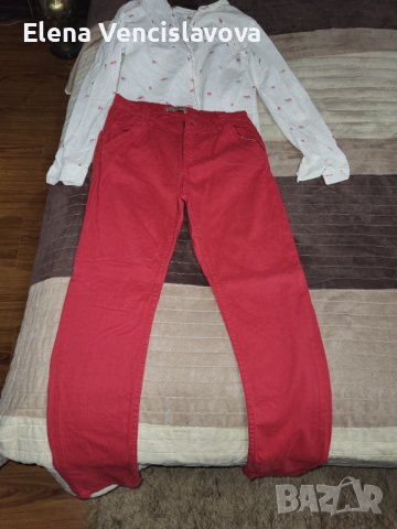 Риза и панталон за момче, снимка 1 - Детски комплекти - 38720632
