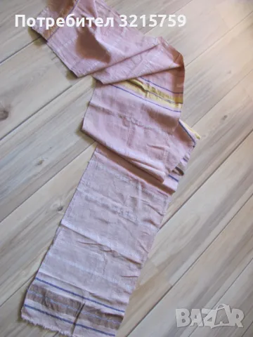 19в. кърпа, ръчно тъкан кенар , месал, 230х33см.