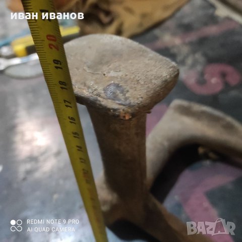 Наковалня, снимка 6 - Антикварни и старинни предмети - 32227144