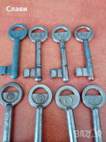 Ключове за стари брави, снимка 1 - Ключове - 28943310