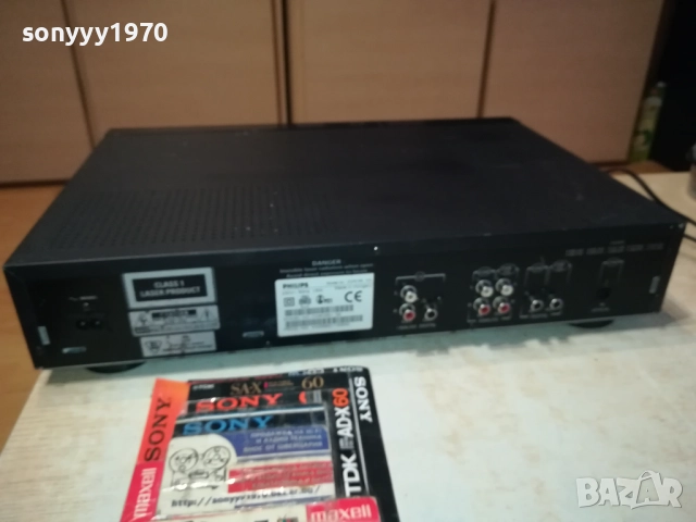 PHILIPS CDR765/00 RECORDER & PLAYER CD 1309251956, снимка 10 - Ресийвъри, усилватели, смесителни пултове - 51704042