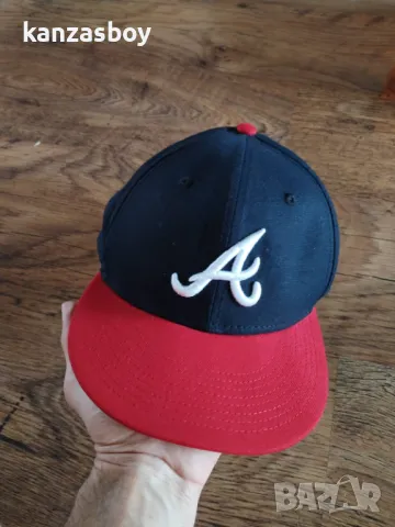 new era atlanta braves hat - страхотна мъжка шапка КАТО НОВА, снимка 5 - Шапки - 50258312