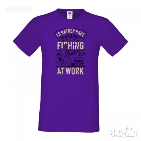 Мъжка тениска За риболов Fishing,Рибар,Риболовец,Риба,Изненада,Подарък,Празник , снимка 8 - Тениски - 36811915