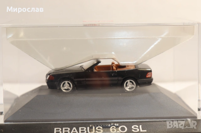 HERPA H0 1/87 MERCEDES BENZ BRABUS 6.0 SL КОЛИЧКА МОДЕЛ, снимка 2 - Колекции - 53303716
