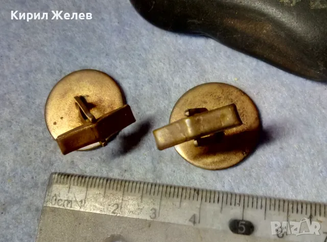 Стари ПОЗЛАТЕНИ СТИЛНО ОРНАМЕНТИРАНИ МЕСИНГОВИ БУТОНЕЛИ РЕТРО КОПЧЕТА За РЪКАВЕЛИ 48837, снимка 4 - Антикварни и старинни предмети - 48818775