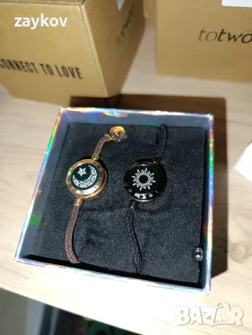 комплект гривни TOTWOO - Гривна с докосване на дълги разстояния, снимка 4 - Друга електроника - 46839625