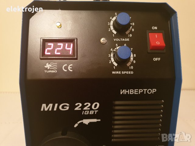  ТЕЛОПОДАВАЩО  MAX220 PROFESSIONAL CO2 - ЗАВАРЪЧЕН / ТЕЛОПОДАВАЩ АПАРАТ MIG 220А -ЦЕО, снимка 3 - Други машини и части - 20948676