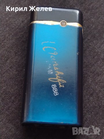 МЕТАЛНА ЗАПАЛКА МНОГО КРАСИВА СТИЛЕН И НЕСТАНДАРТЕН МОДЕЛ С РЕОТАН РАБОТИ 34089, снимка 4 - Запалки - 38994268