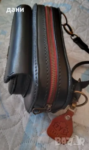 Дамска чанта от естествена кожа , снимка 6 - Чанти - 48846841