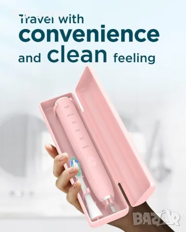 Ултразвукова четка за зъби с 6 глави, 5 режима, 60 дни батерия Phylian Pro, снимка 7 - Маши за коса - 48780306