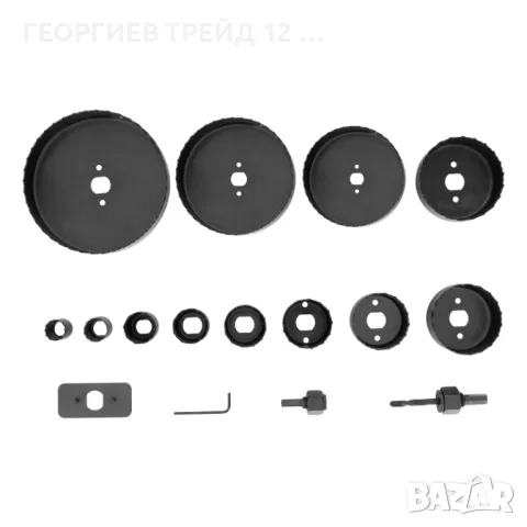 Боркорони за дърво, D 19-127 мм, 16 бр. MTX - 704729