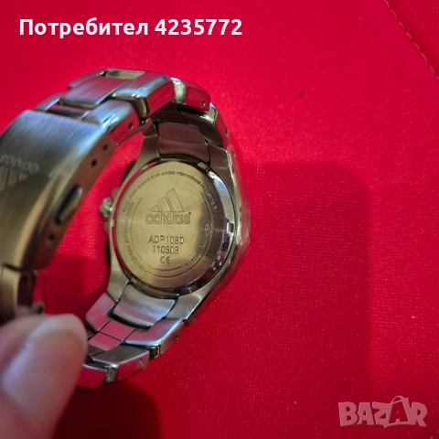 Adidas кварцов хронограф. , снимка 2 - Мъжки - 52594674