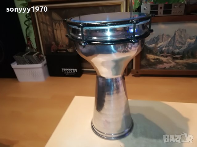 ГОЛЯМА ИНОКСОВА ТАРАМБУКА 40Х22СМ 1011221948, снимка 8 - Ударни инструменти - 38629532