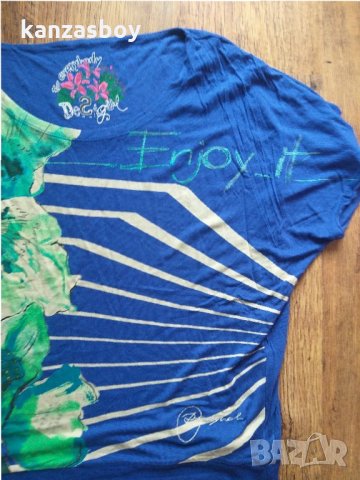 desigual - страхотна дамска блуза КАТО НОВА, снимка 4 - Блузи с дълъг ръкав и пуловери - 33070626