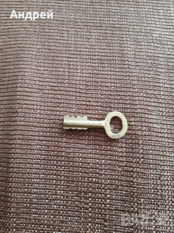 Стар метален ключ #21, снимка 3 - Колекции - 52630244