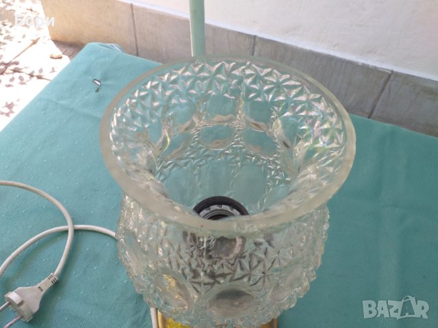 Стара нощна лампа 1977г, снимка 4 - Настолни лампи - 33433069