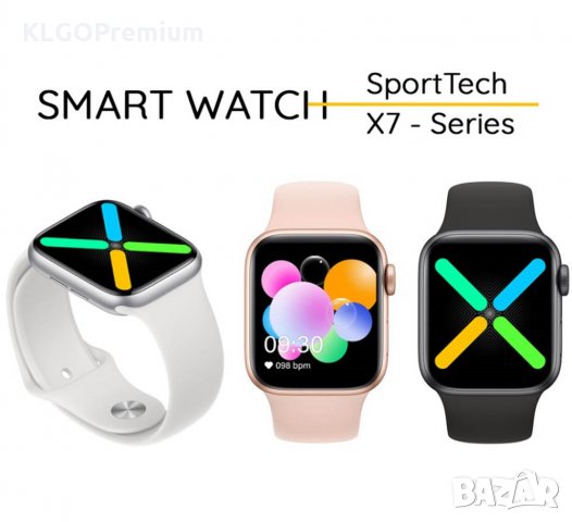 Smart Watch Умен Часовник тип iWatch Apple X7 с много фукнции, снимка 2 - Смарт гривни - 32806000