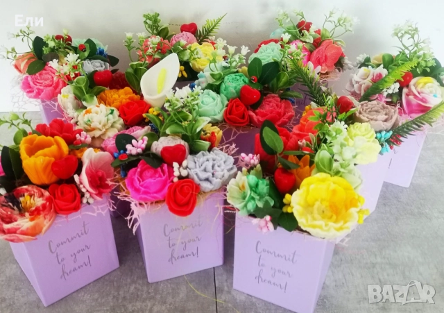 Налични сапунени букети , снимка 9 - Романтични подаръци - 43924040