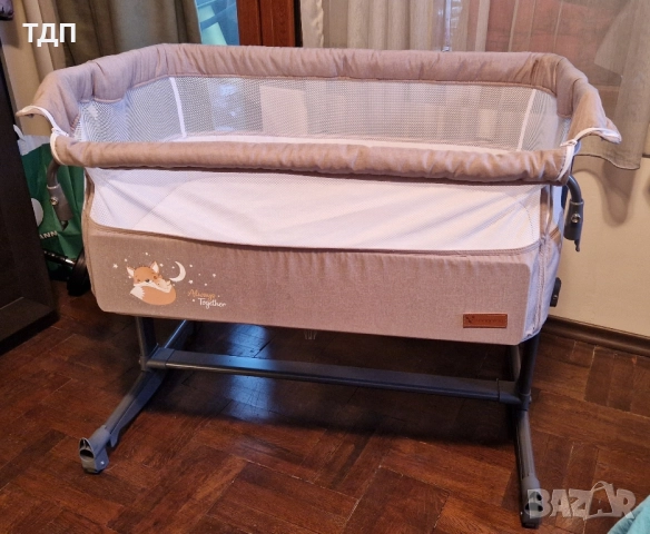 Cangaroo Бебешко легло - кошара Always Together бежов , снимка 2 - Бебешки легла и матраци - 51712546