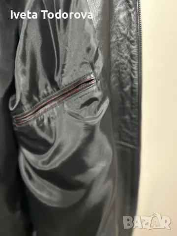 Мъжко кожено яке, снимка 7 - Якета - 48285436
