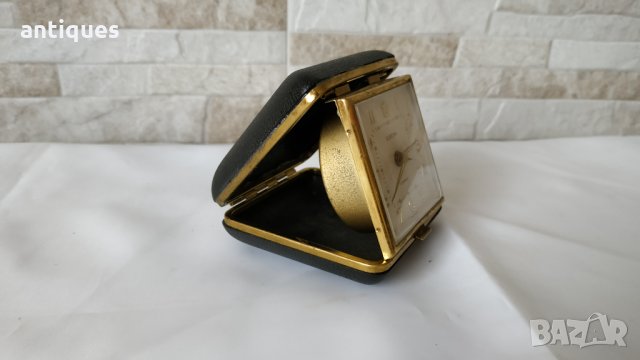 Стар туристически часовник / Будилник - EUROPA  2 Jewels - Made in Germany - 1970г., снимка 3 - Антикварни и старинни предмети - 34893289