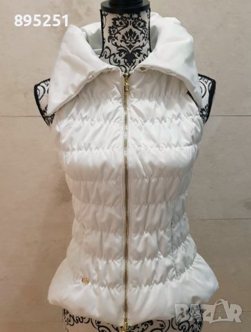 Бял елек на италианския бранд PHARD Размер S/М, снимка 4 - Елеци - 43516449