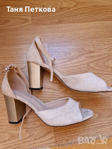 Дамски сандали на висок ток, снимка 4 - Сандали - 50681582