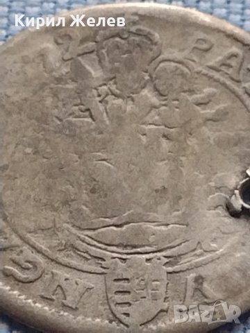 Сребърна монета 6 кройцера 1672г. Леополд първи Унгария за КОЛЕКЦИОНЕРИ 14909, снимка 7 - Нумизматика и бонистика - 42968042