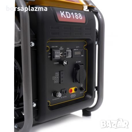 Инверторен генератор/агрегатор за ток KraftDele KD188/ 4.5kW, снимка 6 - Други машини и части - 43229744