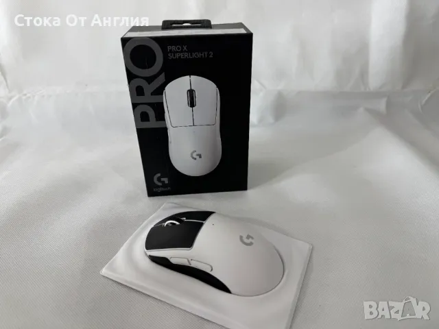 Мишка геймърска Logitech PRO X Superlight 2 / бяла