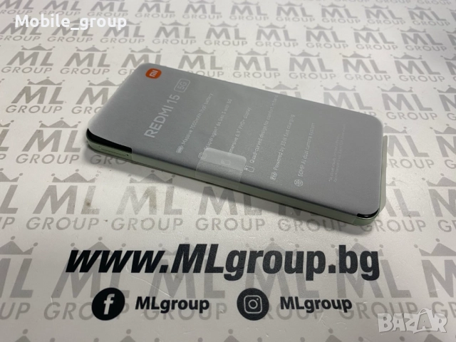 #MLgroup предлага Xiaomi Redmi 15 5G 128GB / 4GB RAM Green, нов.