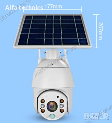 Соларна въртяща WiFi Камера, RBX-S10, Full HD, снимка 5 - IP камери - 33378716