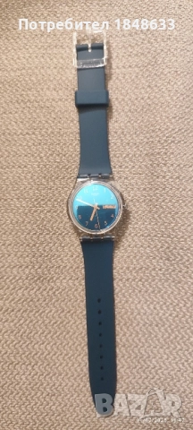 Часовник Swatch, купуван от Италия тази пролет за подарък, но не бе одобрен и даже не е пробван., снимка 4 - Дамски - 46996806