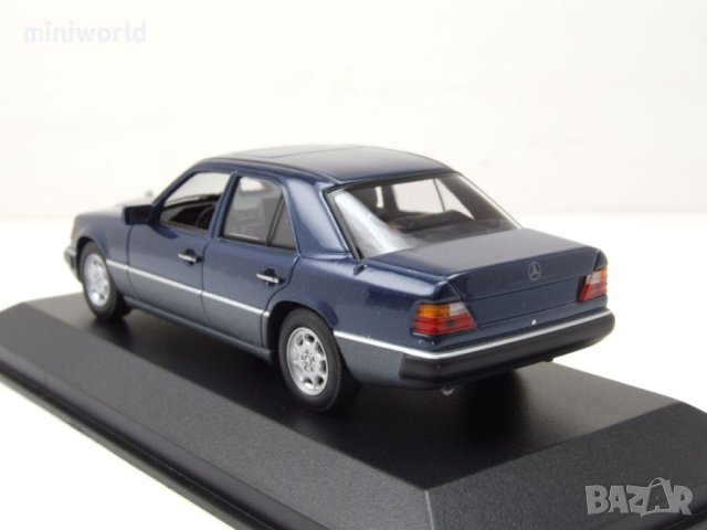 Mercedes-Benz 230E W124 от 1991 - мащаб 1:43 на Maxichanps моделът е нов в PVC дисплей-кейс, снимка 16 - Колекции - 43516230