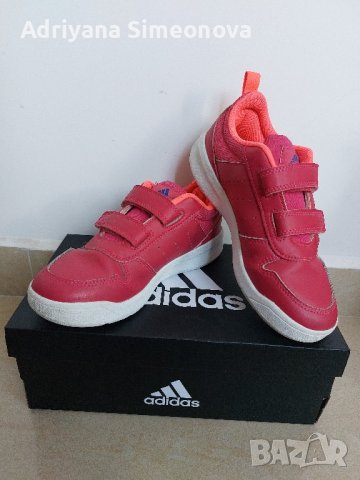 ADIDAS Кожени маратонки с велкро лепенки

, снимка 1 - Детски маратонки - 43622056