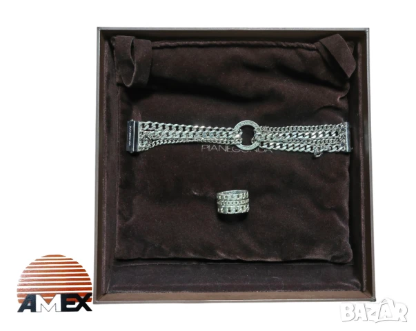 Сребърен комплект Pianegonda, снимка 3 - Колиета, медальони, синджири - 51050416