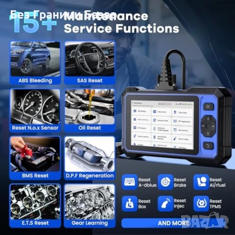 Нов OBD2 скенер с AI анализ, Auto VIN и безплатни WiFi ъпдейти за кола, снимка 3 - Друга електроника - 52775598