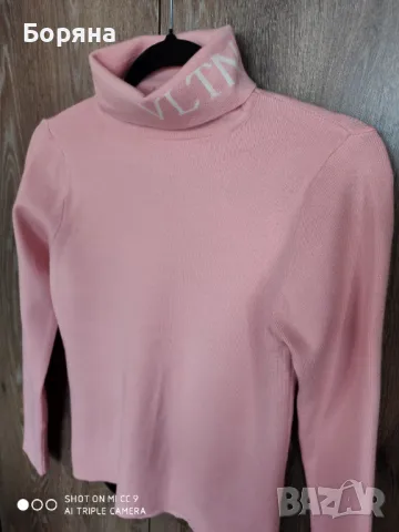 Ново поло розово VLTN, снимка 8 - Блузи с дълъг ръкав и пуловери - 50058215
