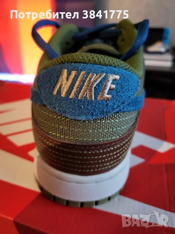 Nike Dunk Low NH Cacao Wow/ Marina-Rough Green-Pilgrim, снимка 6 - Маратонки - 51914161