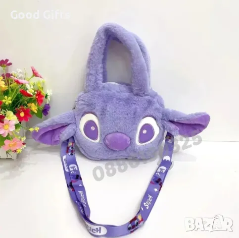 Плюшена играчка чанта Лило и Стич, Лило и Стич раница, Плюшен Стич чанта, снимка 2 - Плюшени играчки - 47308294